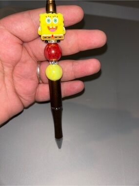 SpongeBob beaded pen